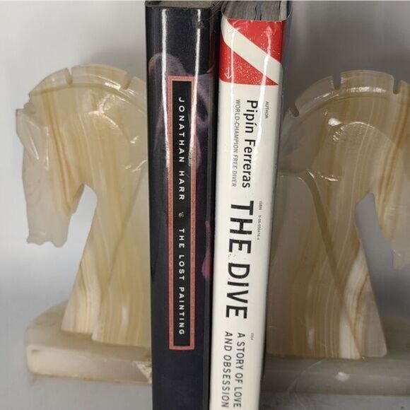 Beautiful vintage marble‎ bookends. - Picture 2 of 4